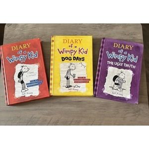 DIARY OF A WIMPY KID Lot of 3‎ hardcover